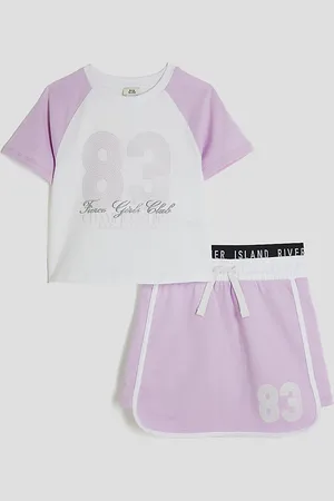 River Island Girls Top And Runner Skirt Set