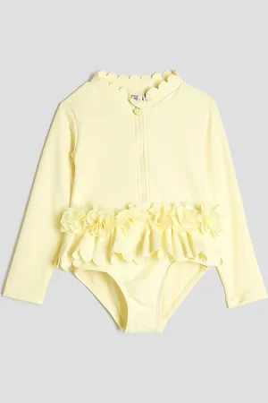 River Island Mini Girls Sunsafe 3D Flower Rashsuit