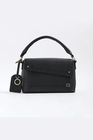 River Island Womens Asymmetric Flap Cross Body Bag