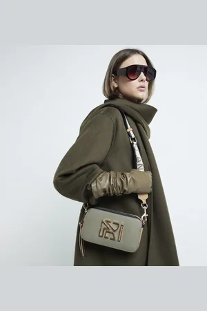 River Island Womens Faux Leather Ri Cross Body Bag