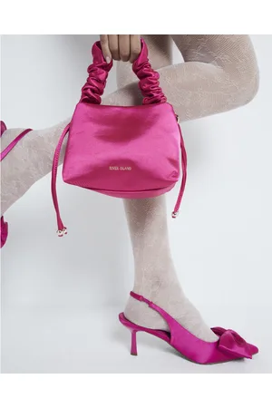 River Island Womens Satin Grab Handle Cross Body Bag