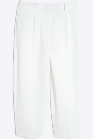 River Island Womens Petite Slim Barrell Leg Trousers