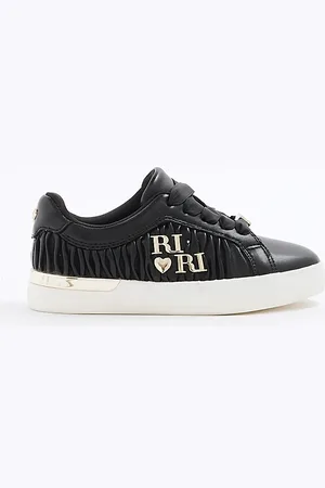 River Island Girls Ri Matelasse Trainers