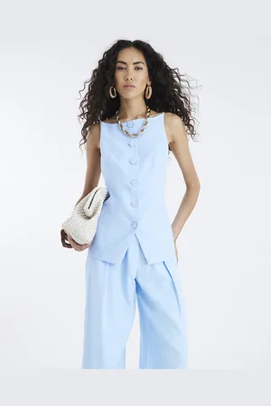 River Island Womens Square Neck Strappy Waistcoat