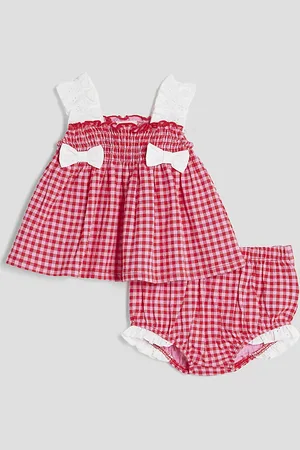 River Island Baby Girls Gingham Jersey Set