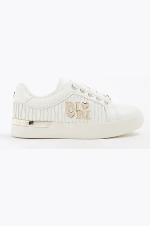 River Island Girls Ri Matelasse Trainers