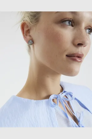 River Island Womens Flower Stud Earrings