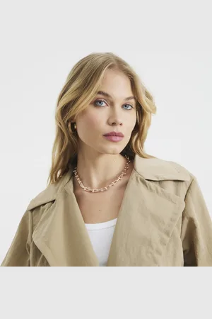 River Island Womens Rose Ball Link Necklace