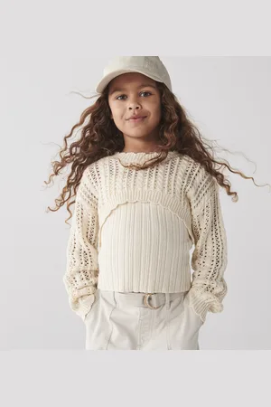 River Island Girls Crochet 2 In 1 Shrug Jumper