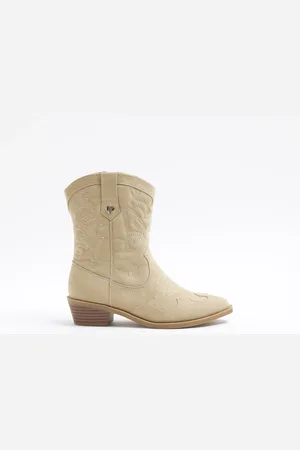 River Island Girls Suedette Western Boots