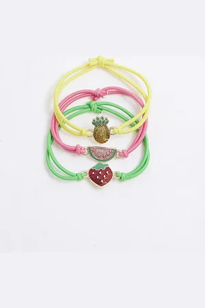 River Island Fruit Bracelets 3 Pack