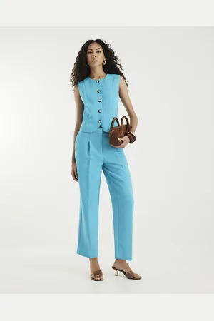 River Island Womens Tapered Straight Leg Trousers