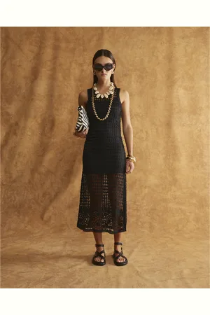 River Island Womens Crochet Maxi Dress