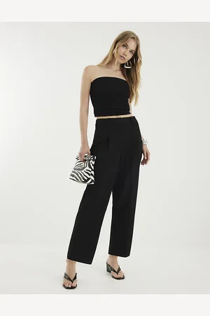 River Island Womens Tapered Straight Leg Trousers