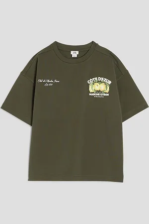 River Island Boys Cote Dazur Lemon T-Shirt