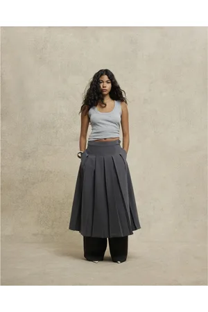 River Island Womens Pleated Maxi Skirt