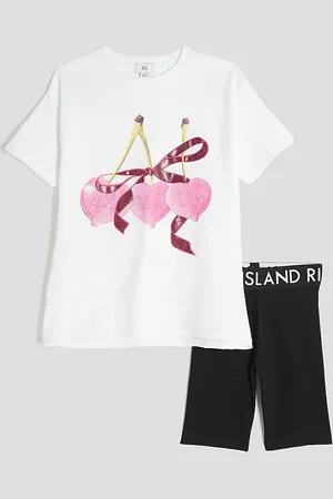 River Island Girls Cherry T-Shirt