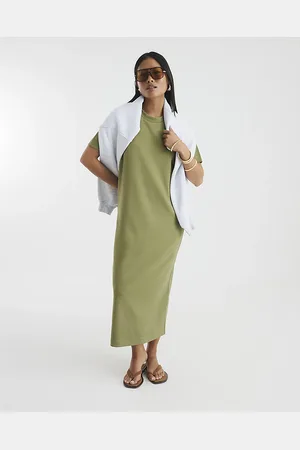 River Island Womens Petite Premium Maxi T-Shirt Dress