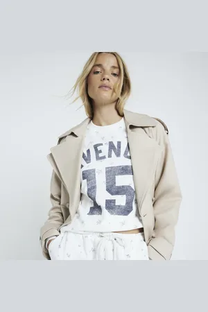 River Island Womens Long Sleeve Floral Sweatshirt