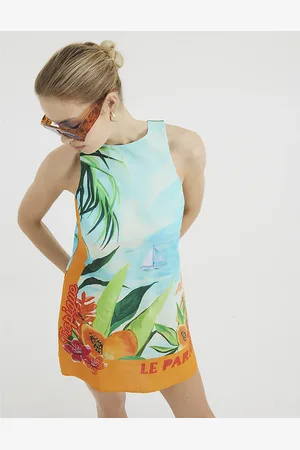 River Island Womens Tropical Print Mini Shift Dress