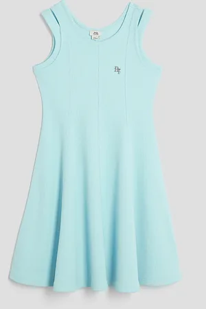 River Island Girls Double Strapped Skater Dress