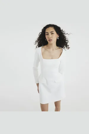River Island Womens Long Sleeve Square Neck Mini Dress