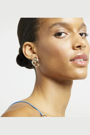 River Island Womens Knot Stud Earrings