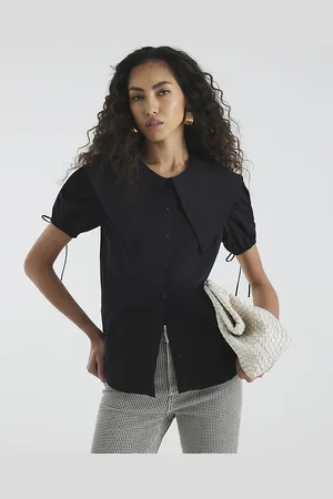 River Island Womens Short Sleeve Collared Shirt