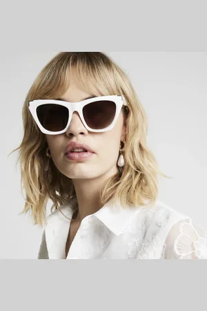 River Island Womens Pointed Cateye Sunglasses
