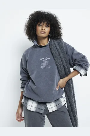 River Island Womens Embroidered Sweatshirt