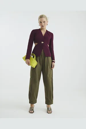 River Island Womens Long Sleeve Cut Out Blazer