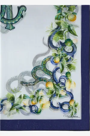 Roberto Cavalli Pareo With Lemon Print - Female Scarves & Silks Unica