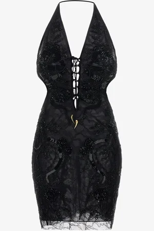 Roberto Cavalli Embroidered Dress - Female Evening Dresses 44
