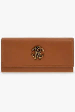 Roberto Cavalli Wallet With Monogram Rc - Female Small Leather Goods Unica
