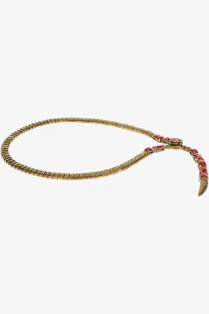 Roberto Cavalli Jewel Snake Belt - Female Accessories M