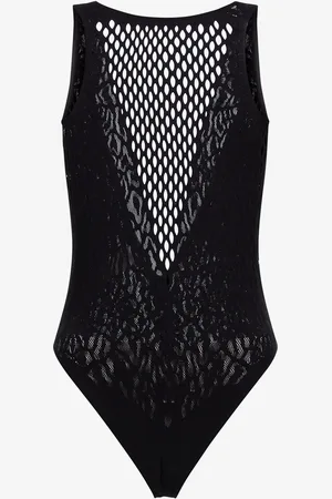 Roberto Cavalli Swimsuit One-piece Mesh Insert - Female Beachwear Unica