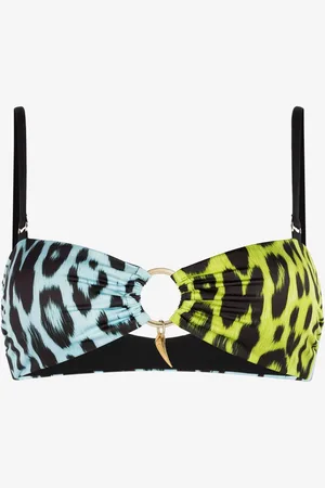Roberto Cavalli Leopard-print Bikini Top - Female Beachwear 1