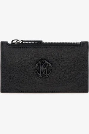 Roberto Cavalli Envelope With Monogram Rc - Male Small Leather Goods Unica
