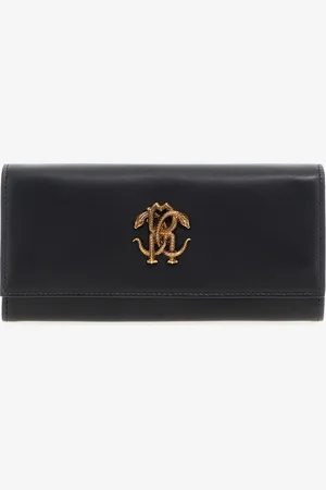 Roberto Cavalli Wallet With Monogram Rc - Female Small Leather Goods Unica