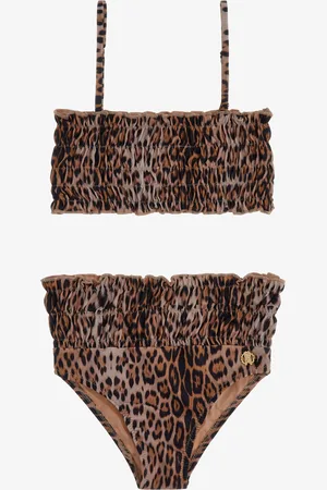 Roberto Cavalli Jaguar Skin Print Bikini - Female Beachwear 04a