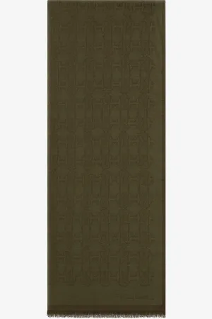 Roberto Cavalli Stole With Rc Monogram Print - Female Scarves & Silks Unica