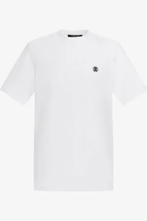 Roberto Cavalli T-shirt With Monogram Rc - Male T-shirts And Polos Xs