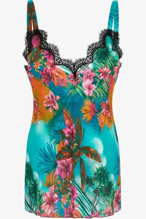 Roberto Cavalli Hawaii Print Top - Female Blouses & Tops 38