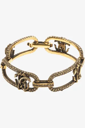 Roberto Cavalli Bracelet With Monogram Rc - Female Accessories Unica