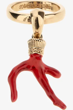 Roberto Cavalli Ring With Coral - Female Fashion Jewelry 12