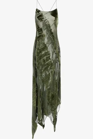 Roberto Cavalli Long Devore Dress - Female Evening Dresses 38