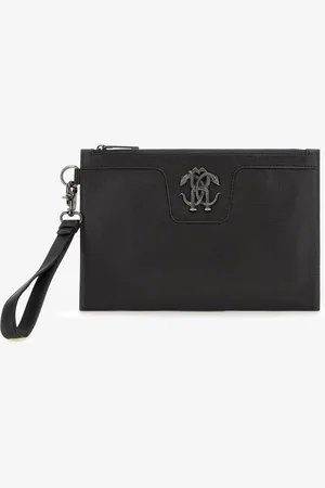 Roberto Cavalli Clutch With Monogram Rc - Male Briefcase & Clutches Unica