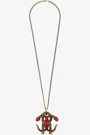 Roberto Cavalli Necklace With Monogram Rc - Female Fashion Jewelry Unica