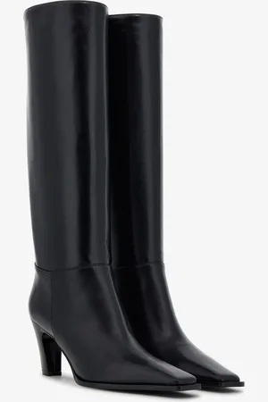 Roberto Cavalli Leather Knee-high Boots - Female Boots & Booties 39