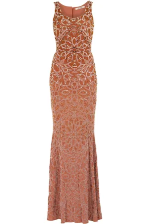 Roberto Cavalli Bead-embellished Maxi Dress - Female Special Selection 44